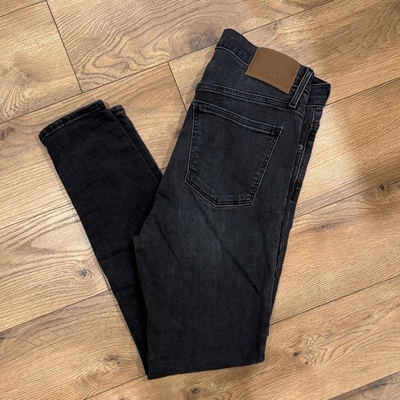 J. Crew Denim - J. Crew Mercantile Women’s High Waist Skinny Jeans Black Wash Jeans Size 29